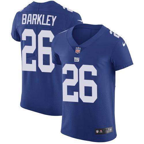 Nike Giants #26 Saquon Barkley Royal Blue Team Color Men's Stitched NFL ...