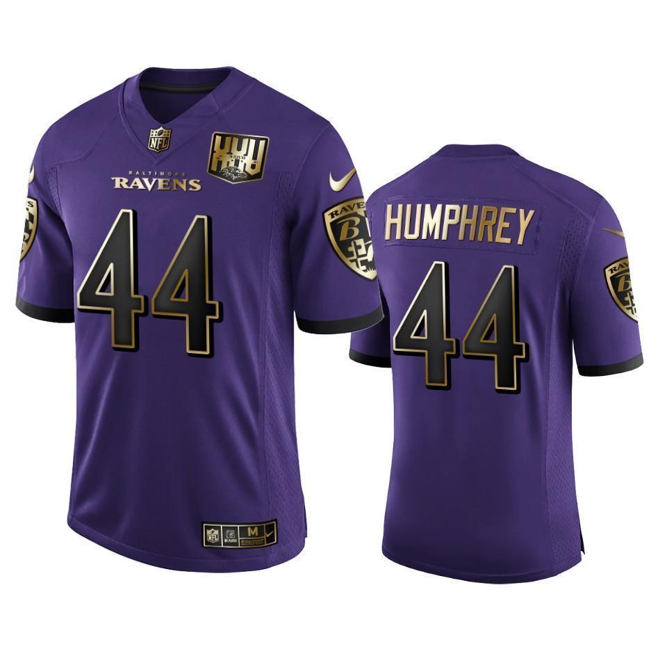 Baltimore Ravens 44 Marlon Humphrey Men's Nike Purple Team 25th Season