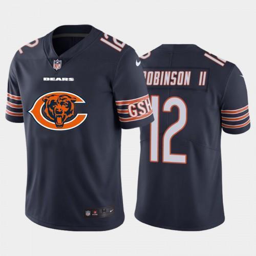 Chicago Chicago Bears #12 Allen Robinson Navy Blue Men's Nike Big Team 