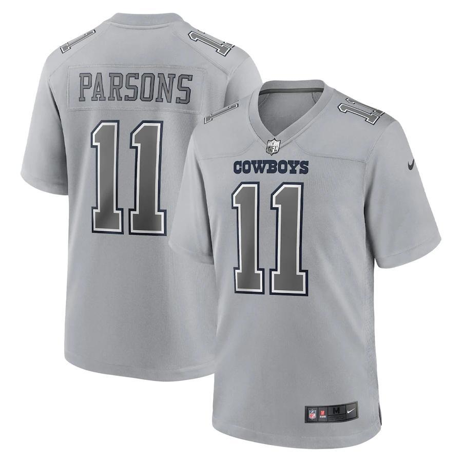 Dallas Cowboys 11 Micah Parsons Nike Mens Gray Atmosphere Fashion