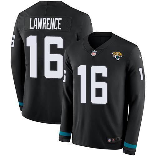 Nike Jaguars #16 Trevor Lawrence Black Team Color Men's Stitched Nfl 