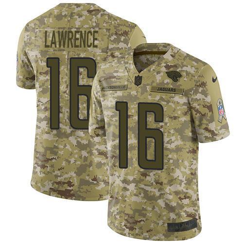 Nike Jaguars #16 Trevor Lawrence Camo Men's Stitched NFL Limited 2018 ...