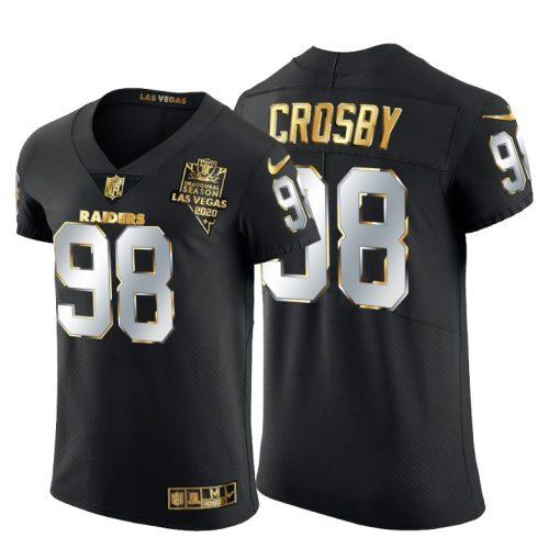 Las Vegas Raiders #98 Maxx Crosby Men's Nike Black Edition Vapor ...