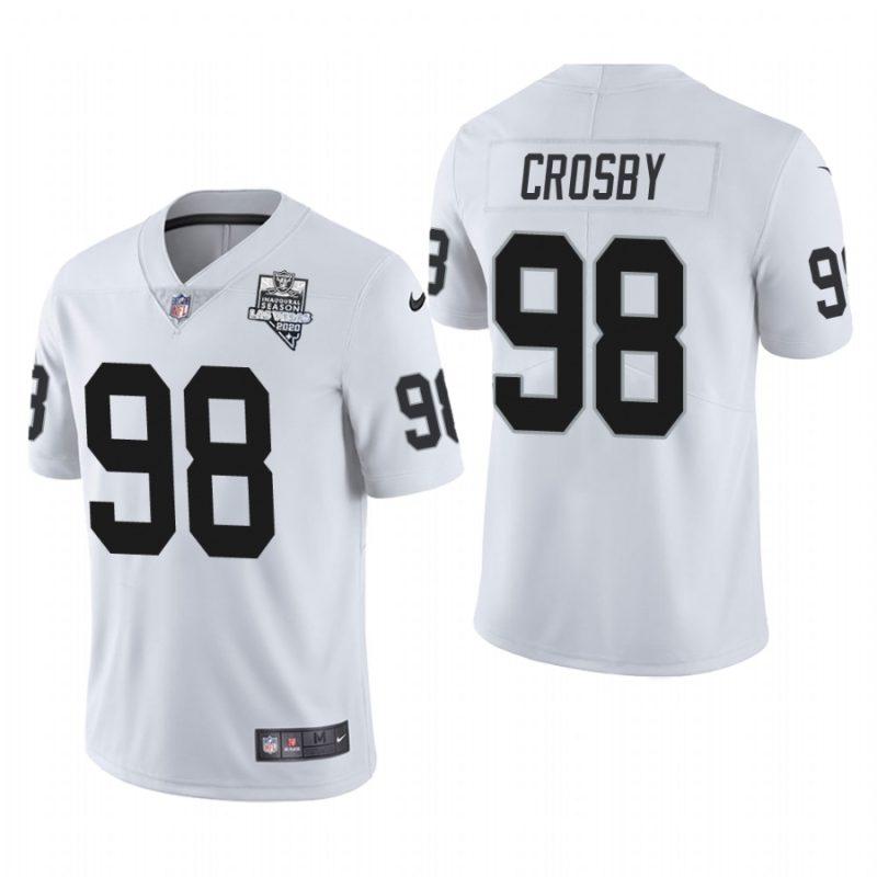 Men's Youth Women's Las Vegas Raiders #98 Maxx Crosby Nike 2020 ...