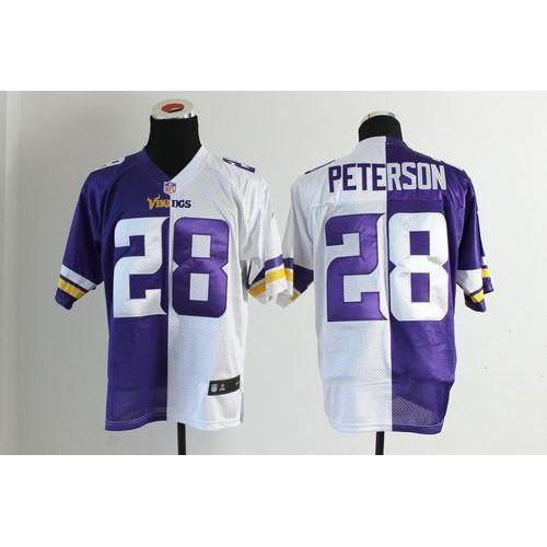 Nike Minnesota Vikings #28 Adrian Peterson Purple/White Men's Stitched ...